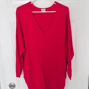 SUZY SHIER Red Knitted Dress